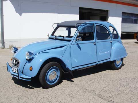 Citroën 2CV (Ente) lackiert