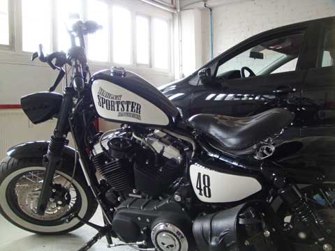 Designlackierung Harley Davidson Sportster